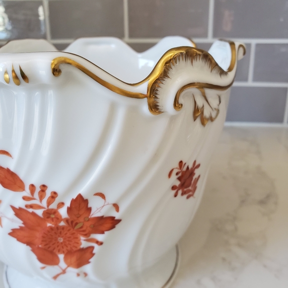 Herend Other - *SOLD* VTG Herend Rust Chinese Bouquet Cachepot